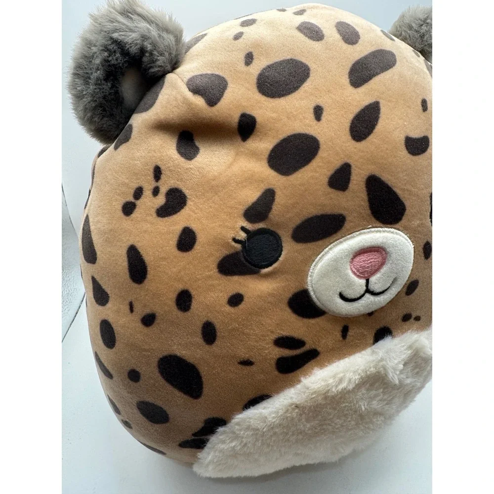 Squishmallows‎ Kei Leopard Cheetah Plush Toy Kellytoy 11 Inch